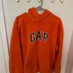 GAP Orange Sweatshirt Classic Pullover Hoodie